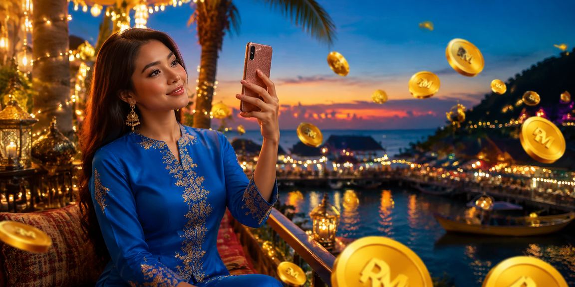 Pemain kasino mudah alih berbaju kurung menerima bonus VIP di Malaysia